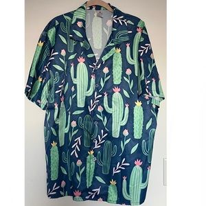 NWOT Cactus Hawaiian Shirt